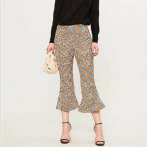 TOPSHOP really cute high waisted crop pants w/ruffle hem-LOW PRICE